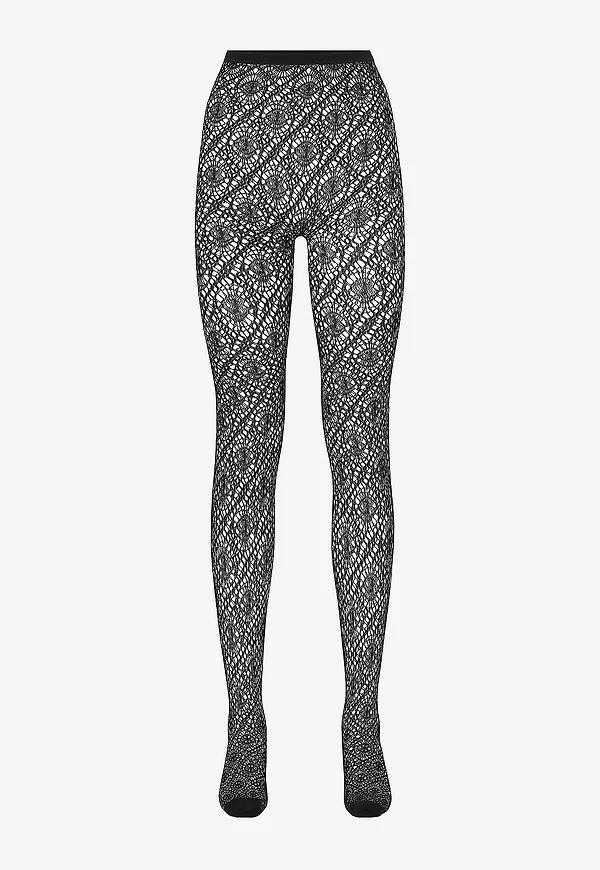Swedish Stockings - Strumpbyxa Lykke Net Tights - Svart