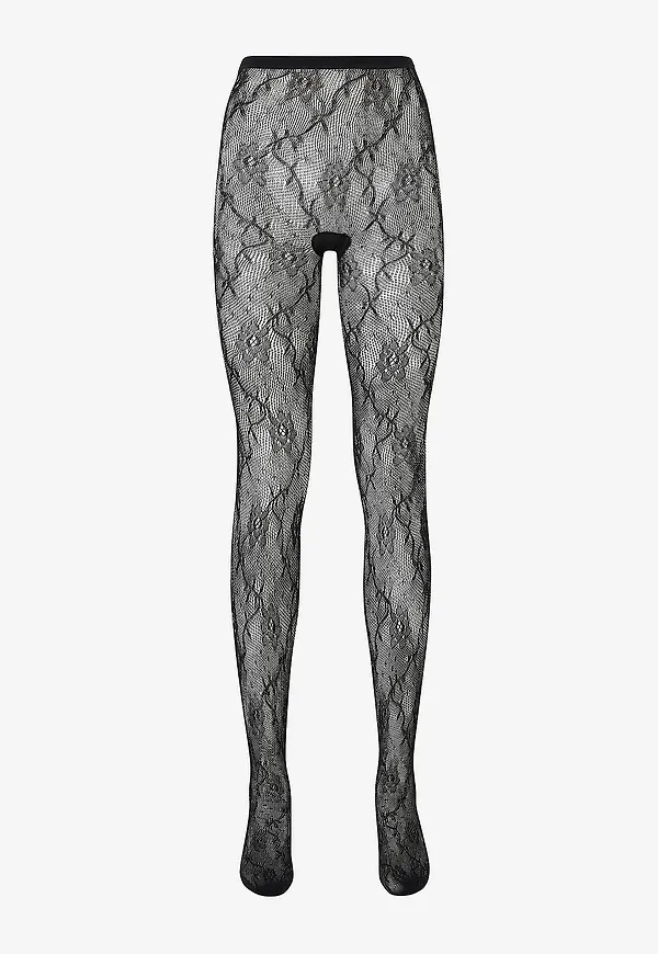 Swedish Stockings - Strumpbyxor Nova Lace Tights - Svart