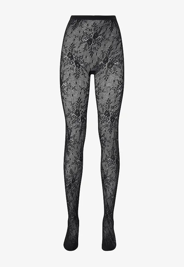 Swedish Stockings - Strumpbyxor Rosa Lace Tights - Svart