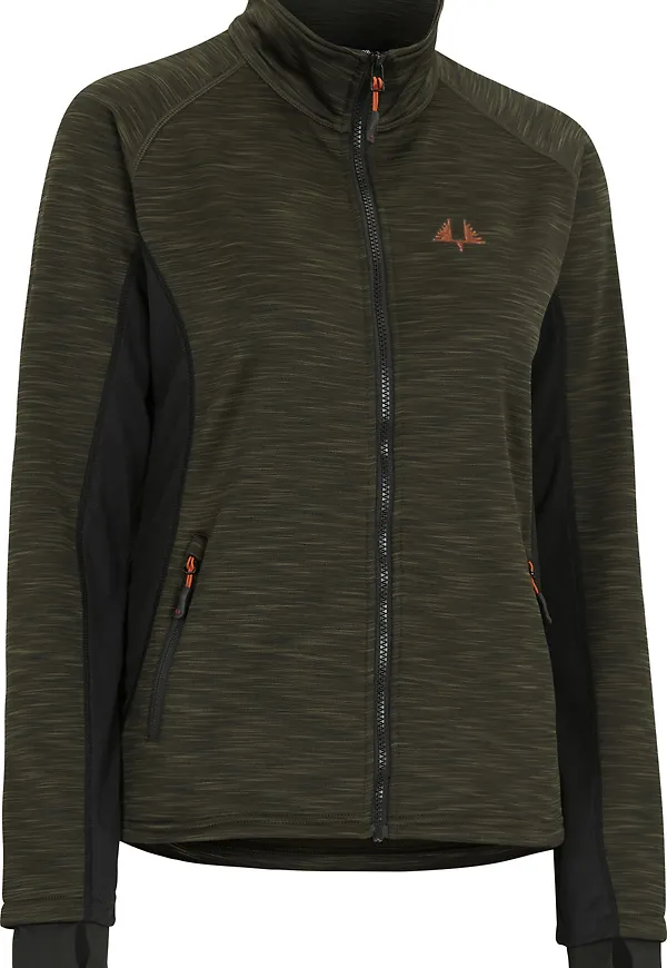 Swedteam Women's Ultra Sweater Full Zip Hunting Green