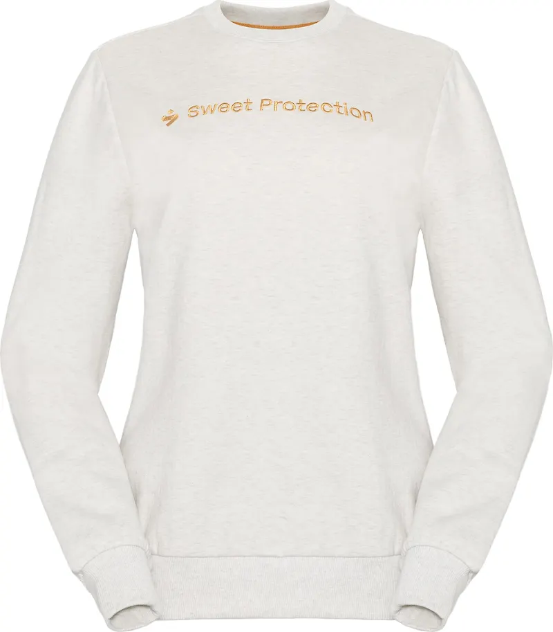Sweet Protection Women's Logo Crew Light Grey