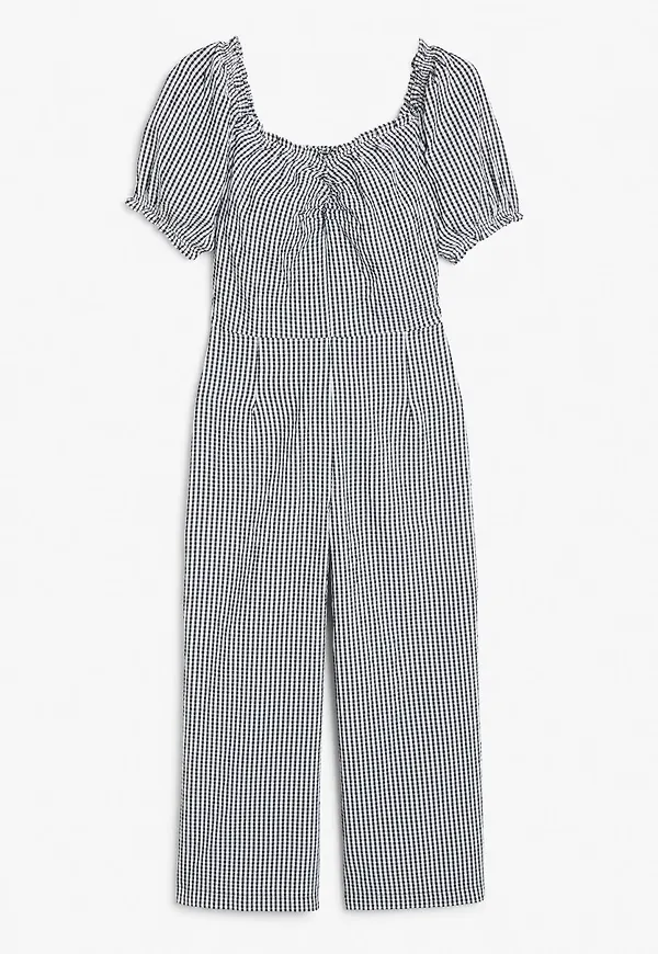 Sweetheart neck jumpsuit - Black