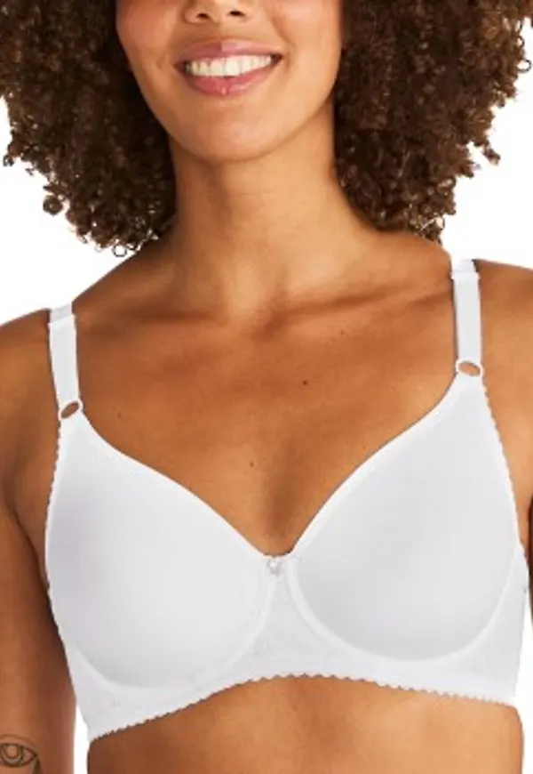 Swegmark BH Iris Wire Bra Vit polyamid G 75 Dam