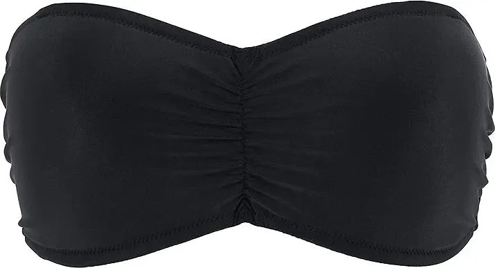 Swegmark Rio Bandeau Bikini Bra Padded Cups Black