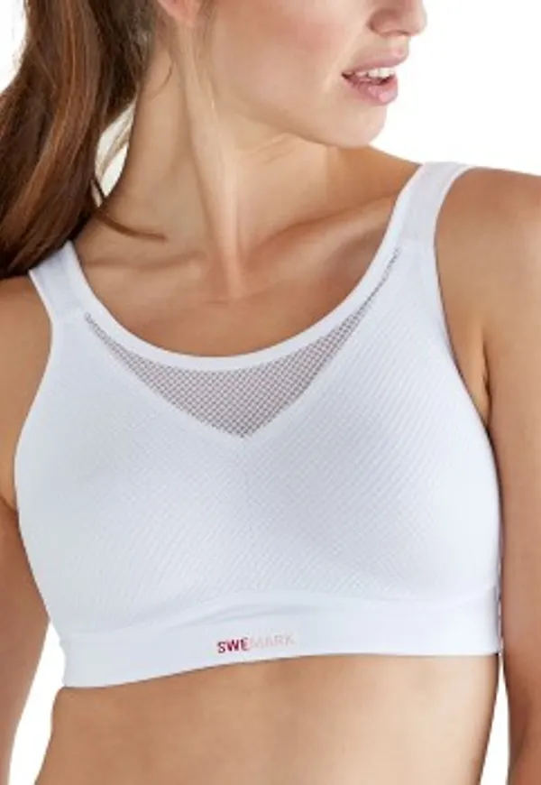 Swemark Magic High Support Sport Bra BH Vit B 75 Dam