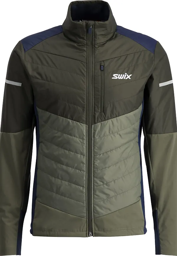 Swix Men's Dynamic Hybrid Insulated Jacket Olive/Dark Olive