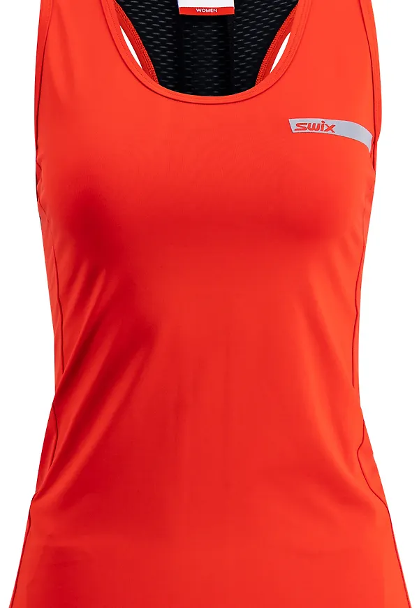 Swix Women's Roadline Singlet Fiery Red