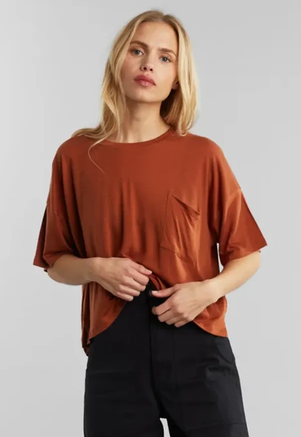 T-shirt Kivik Mocha Brown