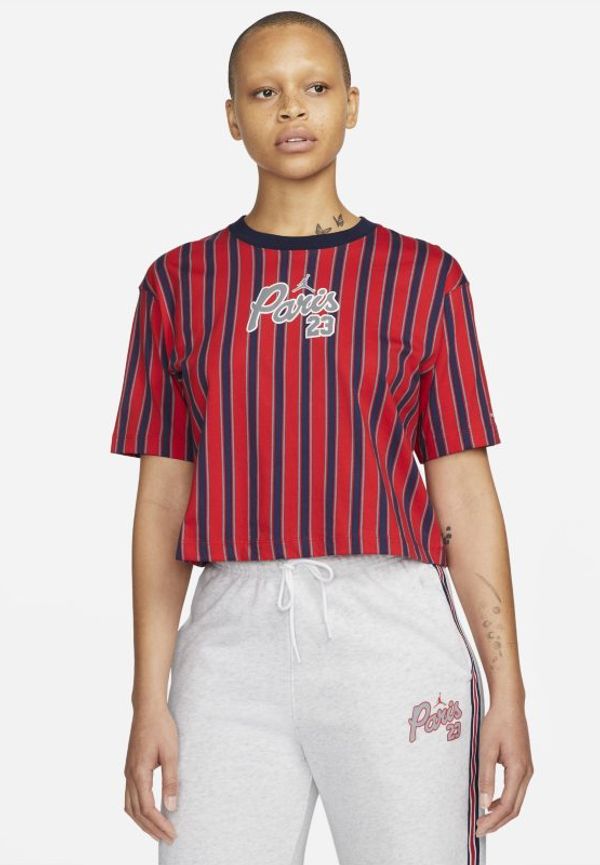 T-shirt med grafik Paris Saint-Germain för kvinnor - Röd
