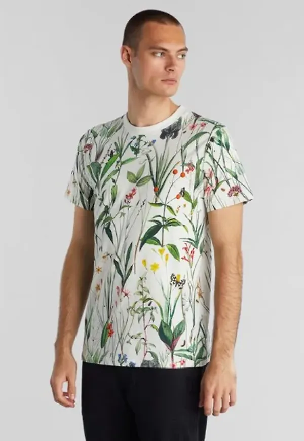 T-shirt Stockholm Flower Field Off-white