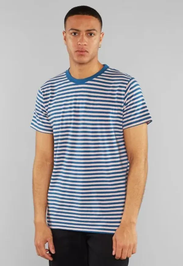 T-shirt Stockholm Stripes Blue/pink