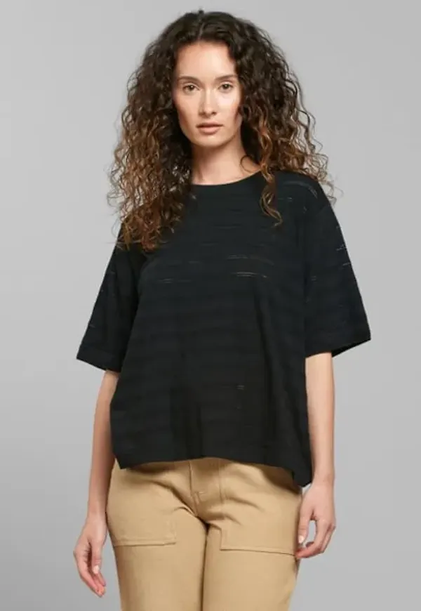T-shirt Vadstena Lace Black