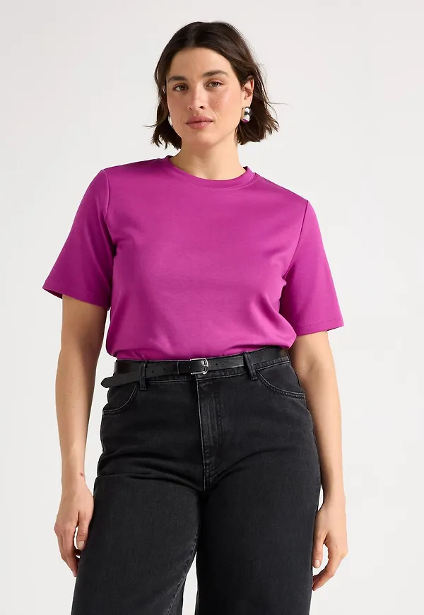T-shirt i kraftig bomull