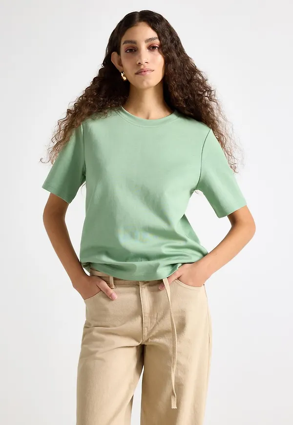 T-shirt i kraftig bomull