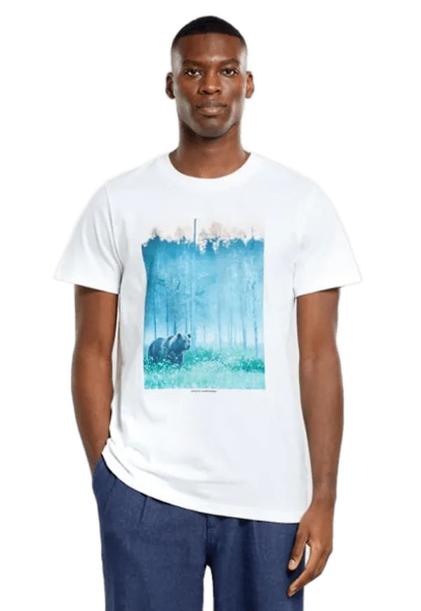 T-shirt Stockholm Bear White