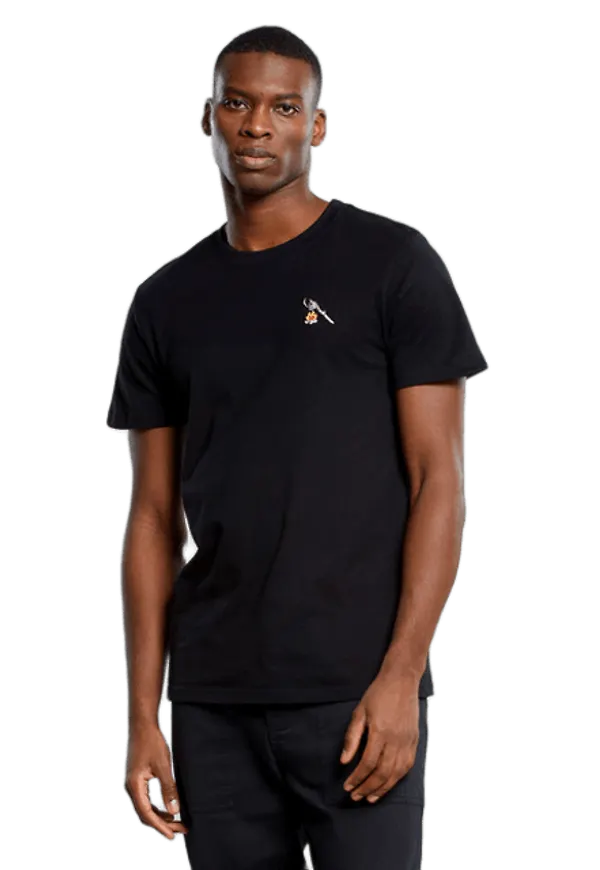 T-shirt Stockholm Hot Coffee Emb Black