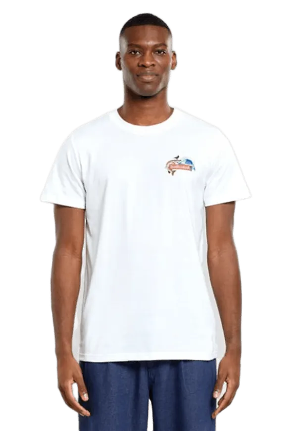 T-shirt Stockholm Nature Collage White