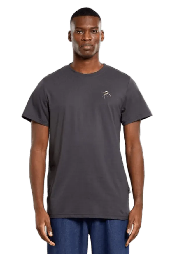 T-shirt Stockholm Side Bike Emb Charcoal