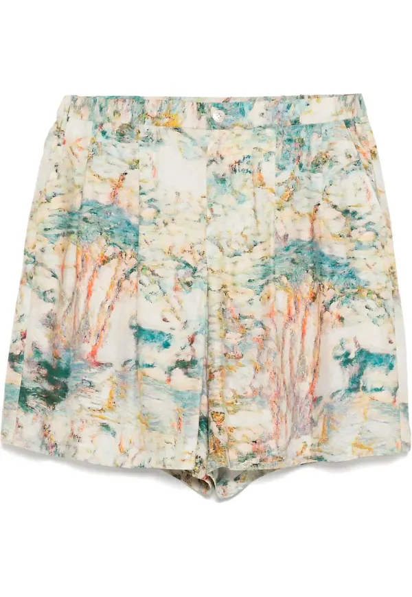 Taakk shorts med grafiskt tryck - Neutral