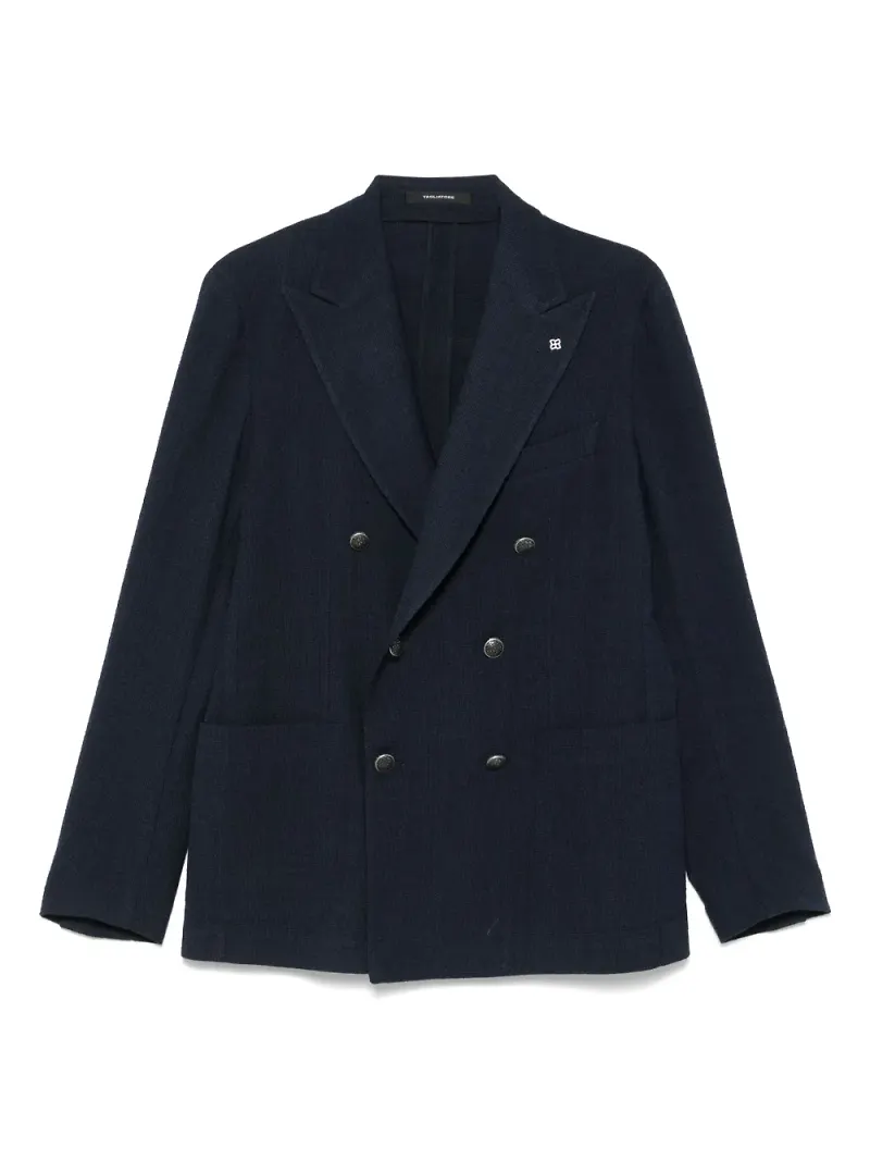 Tagliatore dubbelknäppt blazer - Blå