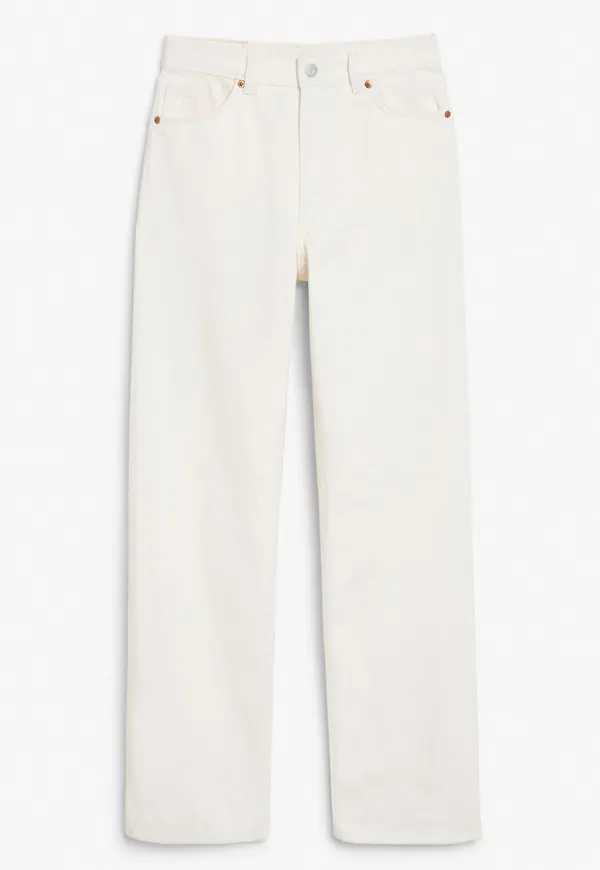 Taiki straight leg jeans - White