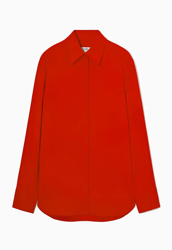 TAILORED CREPE SHIRT