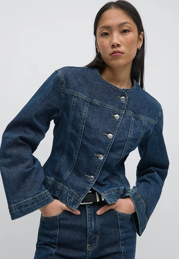 Tailored denim jacket