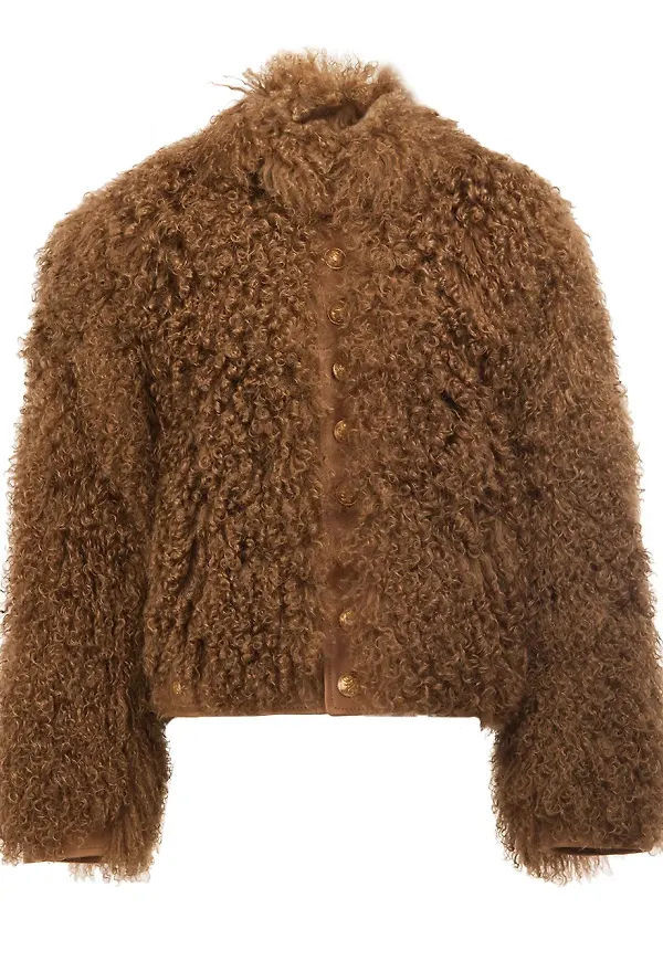 Takahiromiyashita The Soloist furry bomber jacket - Brun