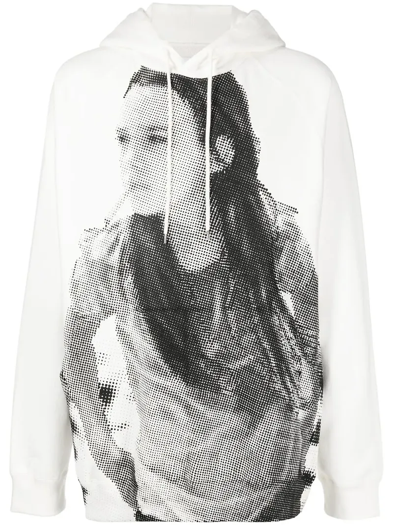 Takahiromiyashita The Soloist hoodie med grafiskt tryck - Vit