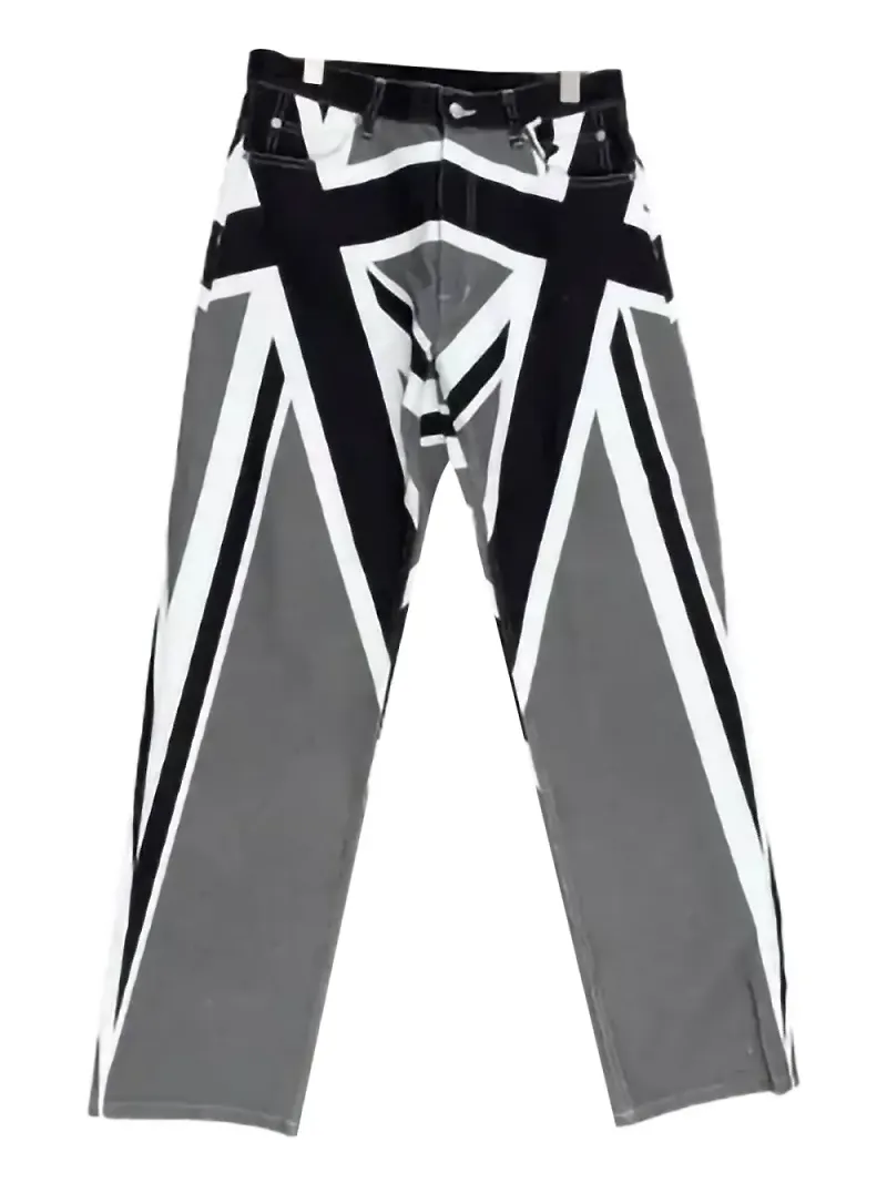 Takahiromiyashita The Soloist Union Jack Multi jeans - Svart