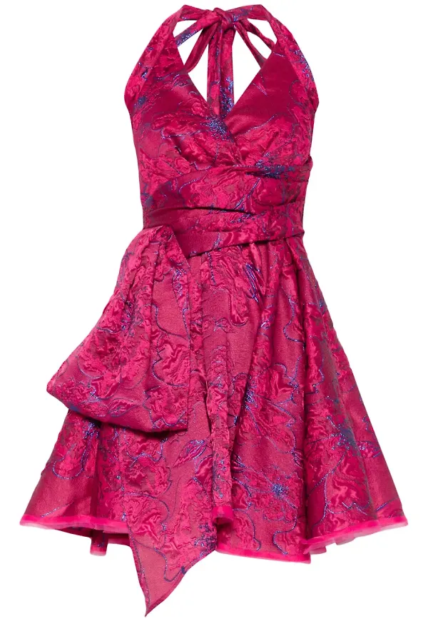 Talbot Runhof Lombino miniklänning - Rosa