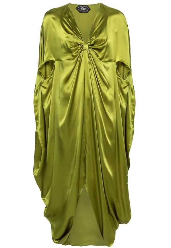 Taller Marmo Azores sidenkaftan - Grön
