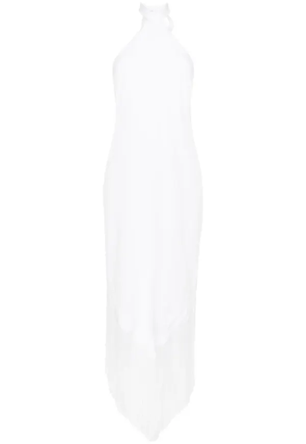 Taller Marmo maxiklänning med halterneck - Vit – Farfetch