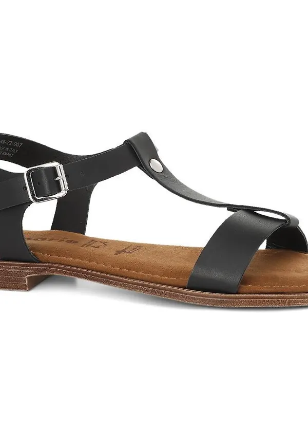 Tamaris - Sandaler - Svart - Dam - Storlek: 39 EU