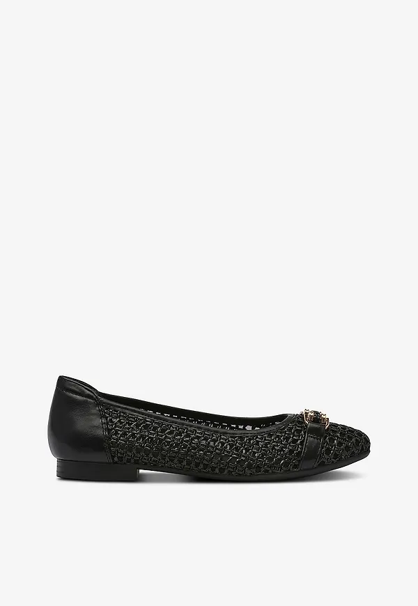 Tamaris - Ballerinaskor Woms Ballerina - Svart