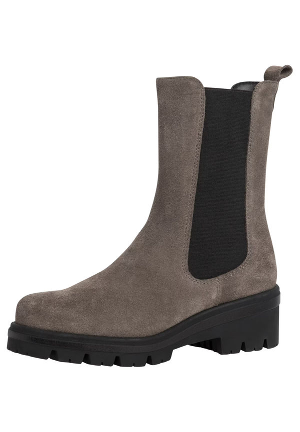 TAMARIS Chelsea boots grå / svart