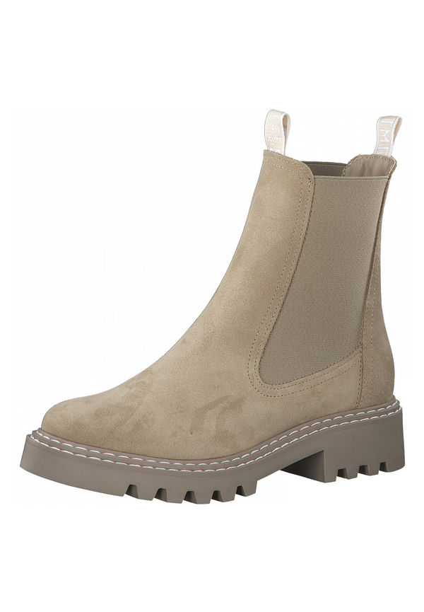 TAMARIS Chelsea boots mörkbeige