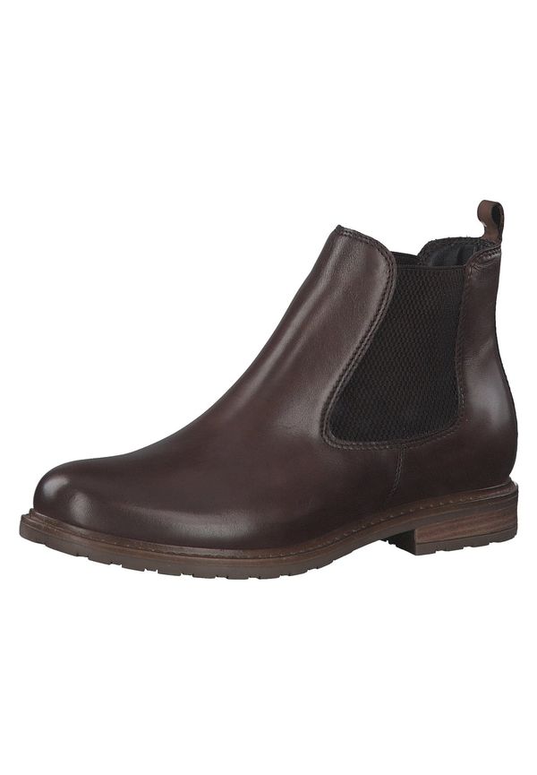 TAMARIS Chelsea boots mörkbrun