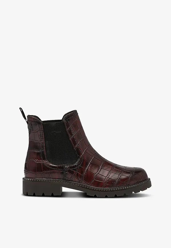 Tamaris - Chelseaboots - Röd