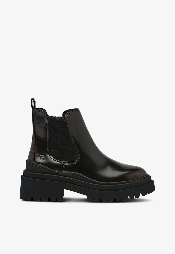Tamaris - Chelseaboots - Röd