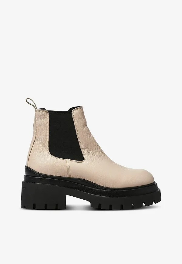 Tamaris - Chelseaboots - Vit