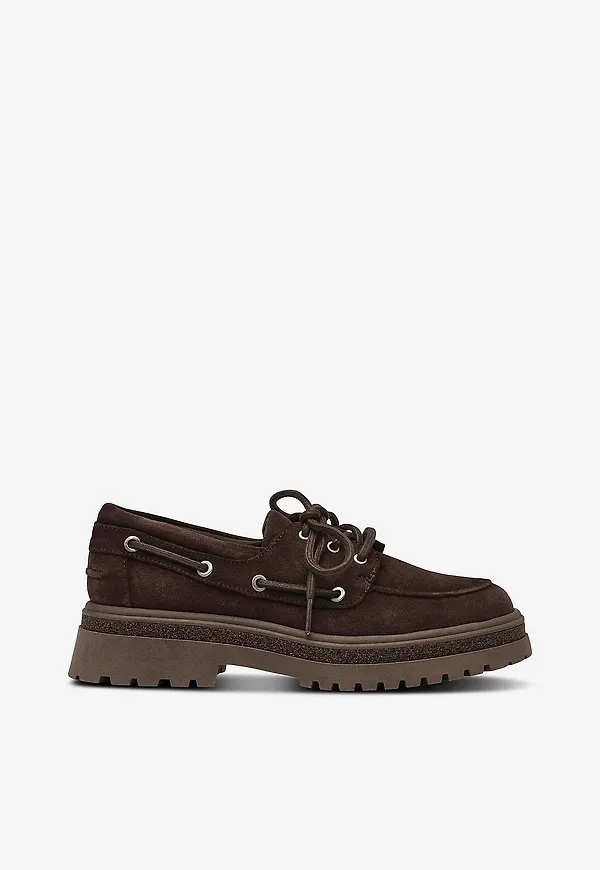 Tamaris - Loafers Women Lace-up - Brun