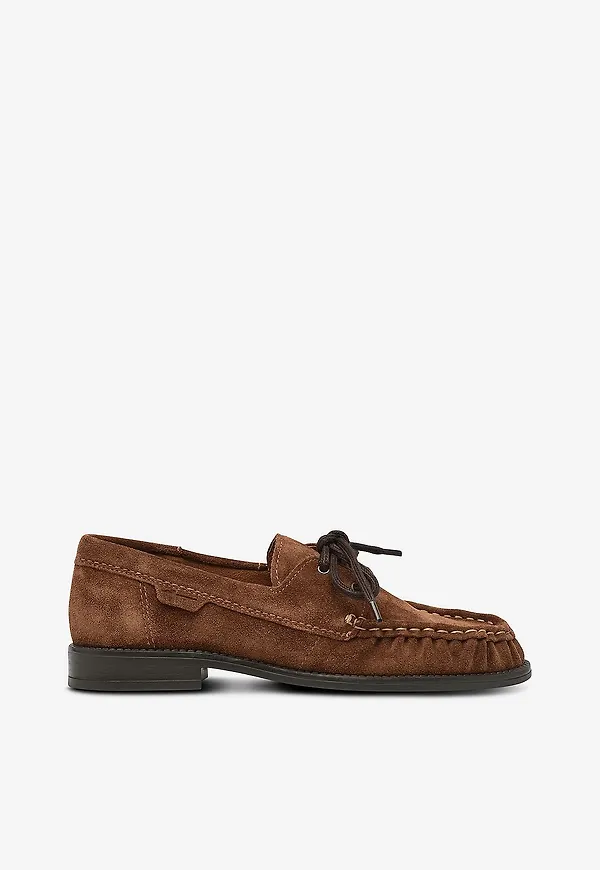 Tamaris - Loafers Women Lace-up - Brun