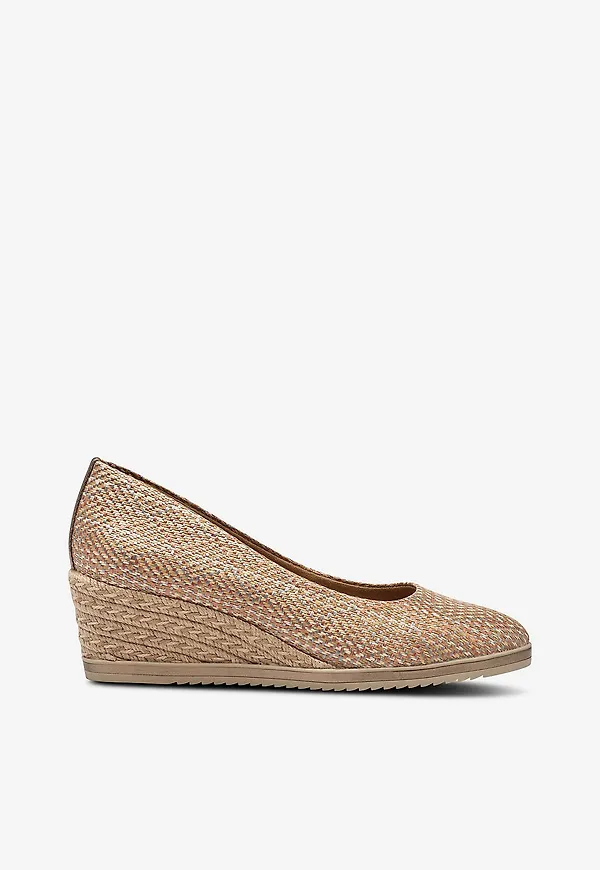 Tamaris - Skor med kilklack - Beige