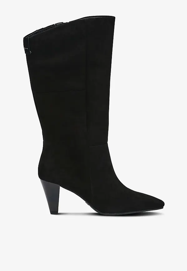 Tamaris - Stövlar Tall Suede - Svart