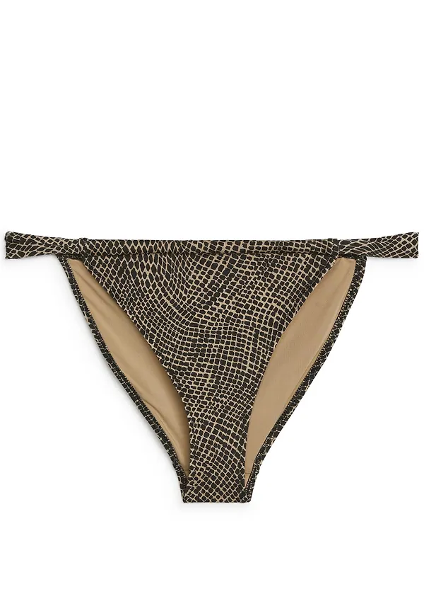 Tanga Bikini Bottoms - Beige