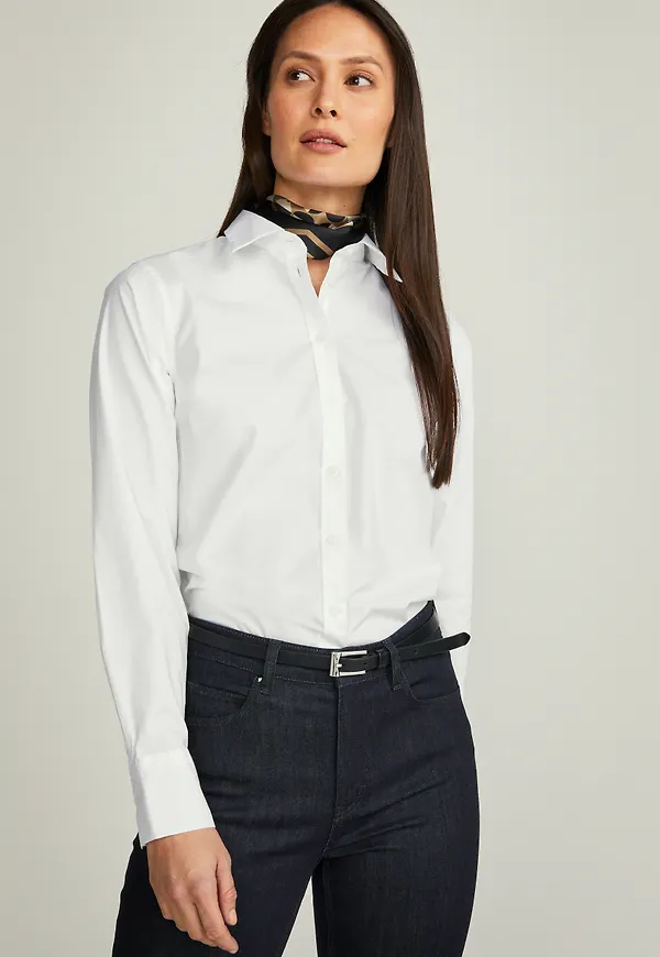 MQ Marqet Stockh lm Taylor Basic Shirt Skjortor White Dam 34