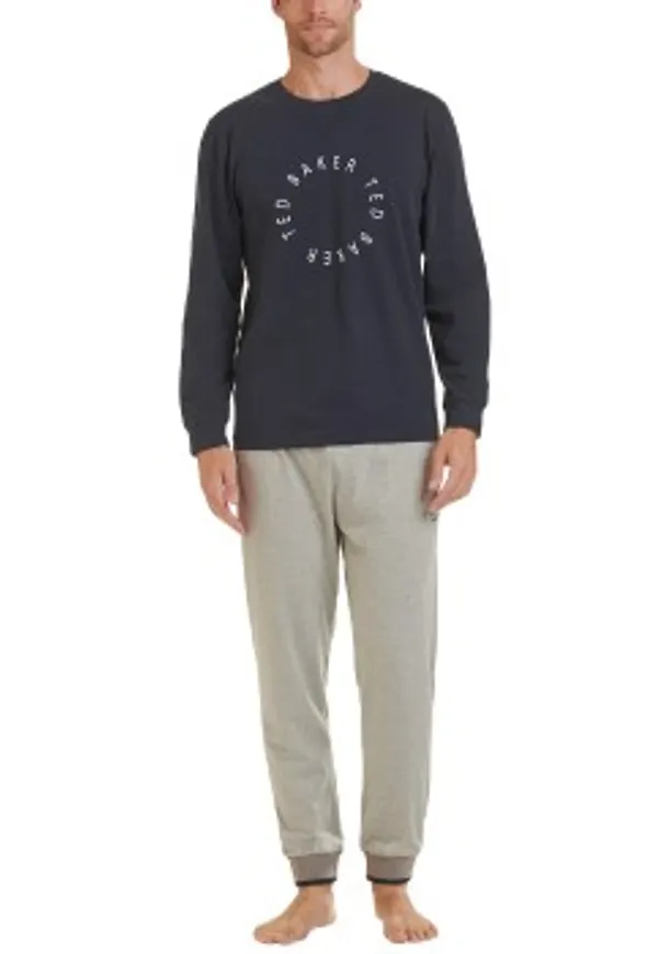 Ted Baker Pyjama with Cuff Mörkblå bomull Medium Herr