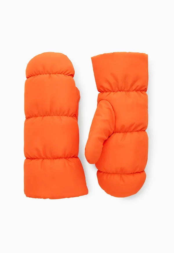 TEDDY-LINED PADDED MITTENS