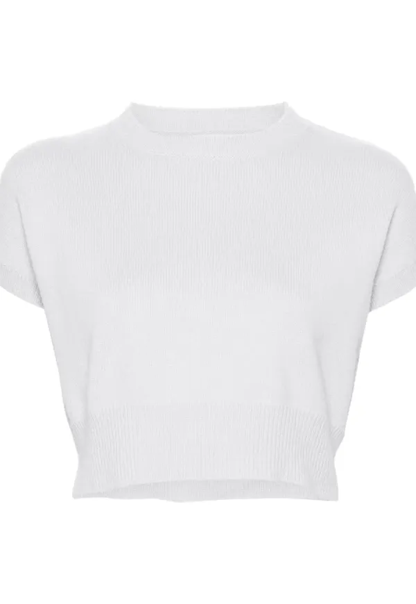 Teddy Cashmere Genova kort kashmirtröja - Lila